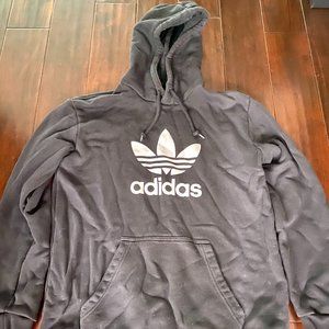 Adidas black hoodie, M size!